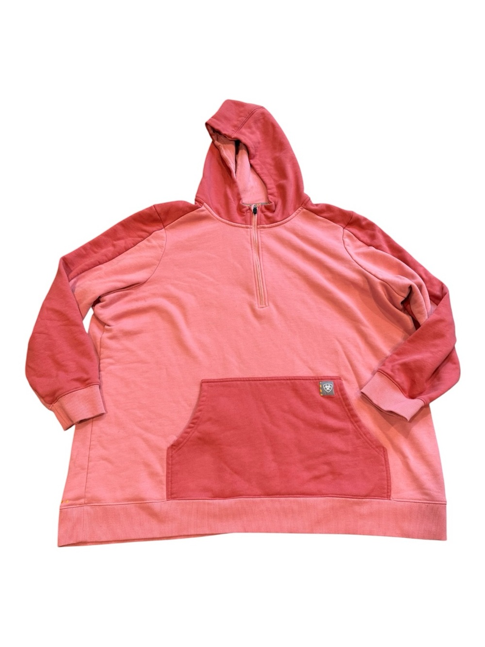Ariat Women's Rebar Colorblocked 1/2 Zip Hoodie